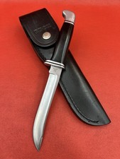 🔪Vintage 1971-72 Buck 105 Pathfinder Knife Inverted 3 Line Stamp W-sheath USA picture