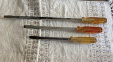 RARE 5 piece- vintage OTC heavy-duty square shank mechanics screwdrivers picture