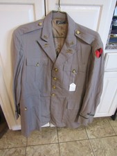 VINTAGE MILITARY JACKET COAT PRE WW2 ERA OFFICER PINK TUNIC DATED 1936 ARTILLERY picture