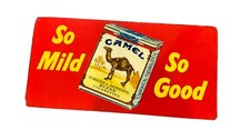 1950's Metal CAMEL Cigarettes Tobacco Sign ADVERTISING Tobacciana  picture