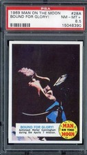 1969 Topps Man on the Moon #28 Bound for Glory PSA 8.5 *DS15943 picture