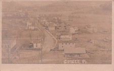 Vintage RPPC View of Grover PA - Bradford County 1907 picture