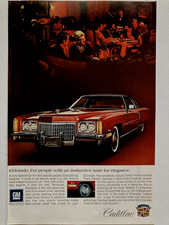 1972 Cadillac Eldorado Print Ad Instinctive Taste For Elegance picture
