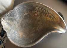 Vintage Arthur Court 1983 Aluminum Sea Shell Bowl picture