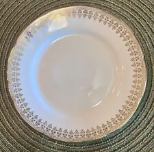 Set of 9 Imperial Fine Bone China Bread Plates from England 22 Kt Warranted Gold picture