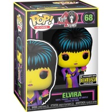 Elvira Black Light Funko Pop Vinyl Figure #68 - Entertainment Earth Exclusive picture
