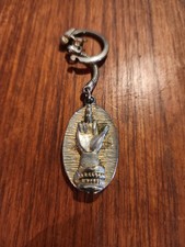 Vintage Allan Lum’s New Grand East Cafe LA Chinatown Middle Finger Keychain Gag picture