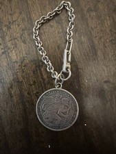 Sterling St. Christopher Vintage Keychains picture