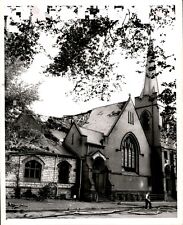 LD276 1952 Original Photo PARK CONGREGATIONAL CHURCH DESTROYED IN ST PAUL FIRE picture