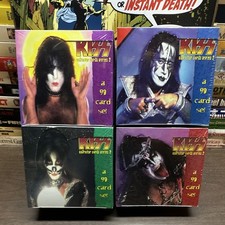 KISS Collector Card Series 2 1996 Trading Cards 99-Card Set Sealed Box Lot 4 picture