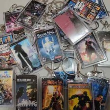 Playstation Portable PSP Game Art Video Game Keychain | Chain (Front & Back) picture