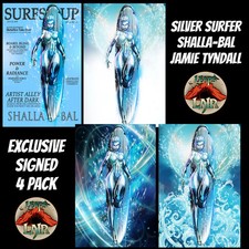 SILVER SURFER SHALLA-BAL LEAPSLAIR EXCLUSIVE VIRGIN VARIANT SERIES (LTD 60 / MET picture