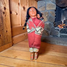 Skookum Native American doll with papoose, circa 1920s–1930s picture