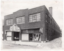 Original c.1950s Wells Blue Bunny Storefront & Neon Sign Sioux City IA Photostat picture