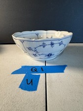 Royal Copenhagen Blue Fluted Plain #311 8.25” Serving Salad Bowl 1st Quality picture