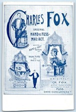 c1905 Charles Fox Circus Act Painting Original Hand Fuss Mal Act Postcard picture