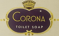 Antique 1920s-50s Corona Toilet Soap Label 🧼 Manhattan Soap Co New York picture