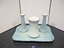 Art Deco Luster ware 4 piece Vanity set picture