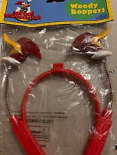 Vintage Woody Woodpecker Woody Boppers Battery Powered Headband 1999 Rinco RARE picture