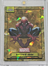 SPIDER-MAN- 2024 Topps Chrome Marvel Sapphire Gold- 44/50 picture