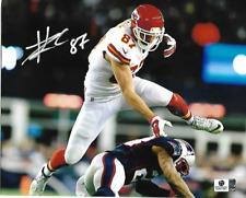 Travis Kelce Kansas City Chiefs Autographed 8x10 Photo GA coa picture