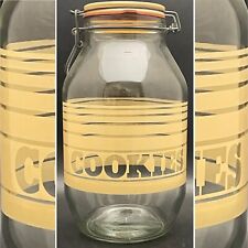 Wheaton Farmhouse Cookie Jar Metal Bail c1970s Made in USA 10.5