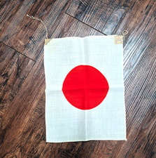 Original 1940s Japanese Flag W/ Original Price Control And Quality Control Tags picture