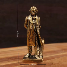 Elegant Metal Beethoven Musician Figurine for Home Decor (4.8 cm tall) picture