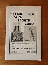 1979-80 Non-Sports Card Price Guide And Checklist Sikes 820 Sets 1933-1979 picture
