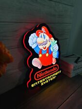 Classic Nintendo Entertainment Systems Super Mario 3D Lightbox Sign for Gameroom picture