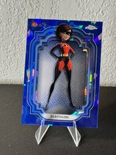 2024 Topps Chrome Disney #96 Elastigirl The Incredibles Pixar Blue Refractor picture