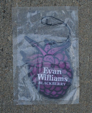 Evan Williams Blackberry Bourbon Whiskey Distillery Purple Air Freshener picture