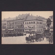 BELGIUM, Postcard, Patriotic demonstration, Le Place Leopold during the speeches picture