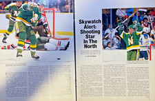 1986 Dino Ciccarelli Minnesota North Stars Hockey Player illustrated picture