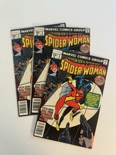 Spider-Woman #1 - 1978 Marvel Comics - Lot of 3 picture