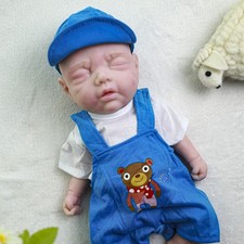 15.7 inch Lifelike Realistic Boy Reborn Dolls Full Silicone Newborn Baby Gift picture