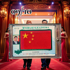2024 DECISION Xi JINPING WORLD LEADERS FLAG PATCH GREEN FOIL 09/10 picture