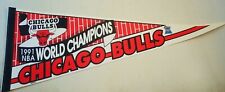 Vintage 1991 Chicago Bulls World Champs NBA Basketball Pennant picture