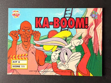 1993 Upper Deck Looney Tunes MICHAEL JORDAN Bugs Bunny KA-BOOM Toon World 6-11 picture
