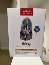 2026 Hallmark Walt Disney World Cinderella Castle Tree Topper - RARE/IN HAND picture