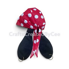 Disney Vintage INSPIRED Goofy Ears Pirate Bandana Hat Rare Magic Kingdom Replica picture