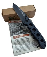 CRKT M16-12LE Kit Carson Law Enforcement Blue AUS-8 Knife NOS NIB Vintage picture