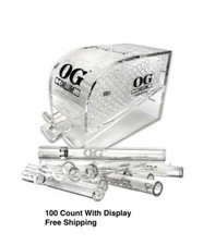 The Original OG Chillum One Hitter Display 100CT Made In USA -Free Shipping picture