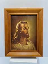 VTG 1964 Jesus Wall Hanging Sick Call Last Rites Home Alter Set Crucifix 9