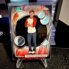 2026 Topps Chrome Disney Sapphire TROY BOLTON 2/10 Black High School Musical 182 picture