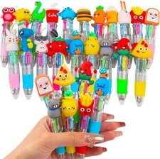 20Pcs Mini Multicolor Pens in One 4-in-1 Cute Pens Bulk for Kids, Fun Kawaii Bal picture