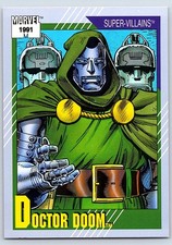 1991 Impel Marvel Universe #88 Dr. Doom Series 2 Super Villains EX picture
