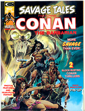 CONAN THE BARBARIAN SAVAGE TALES #4 1974 Marvel comic book magazine NEAL ADAMS, picture