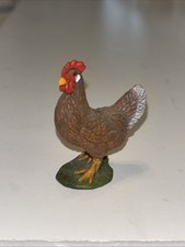 SCHLEICH-Brown Chicken Hen Figurine 2.5