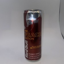 Unopened EMPTY Can of Peach Edition Peach-Nectarine Red Bull picture